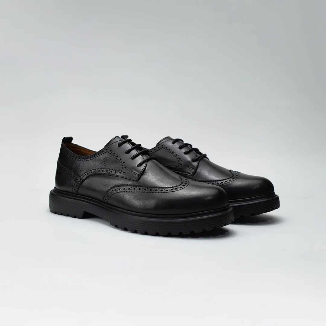 Chaussures Derby pour hommes Médical 100% cuir REF 1001