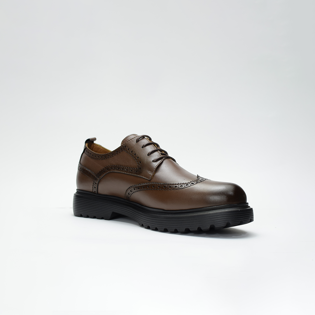 Chaussures Derby pour hommes Médical 100% cuir REF 1001
