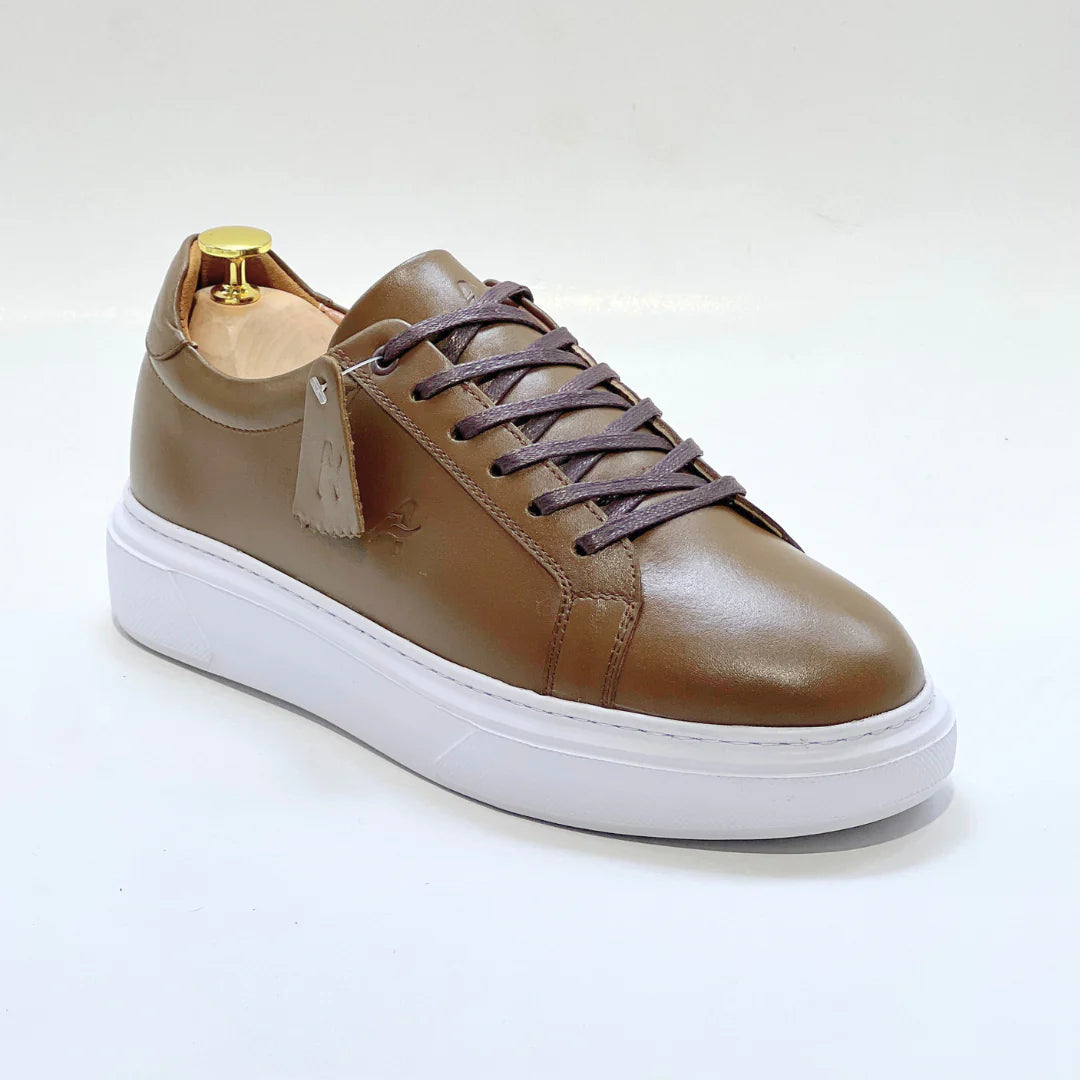 Baletto - SNEAKERS En Cuir Spécialisé tabac-N REF BA640