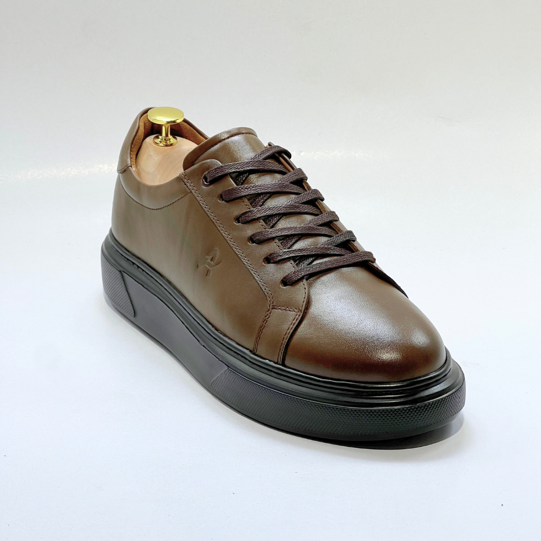 Baletto - SNEAKERS En Cuir Spécialisé tabac-N REF BA640