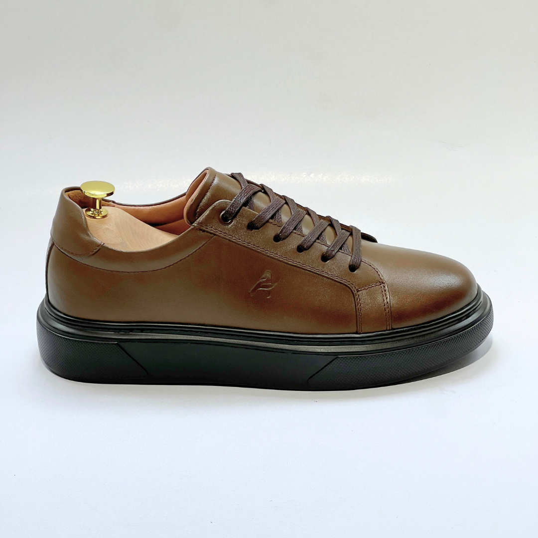 Baletto - SNEAKERS En Cuir Spécialisé tabac-N REF BA640