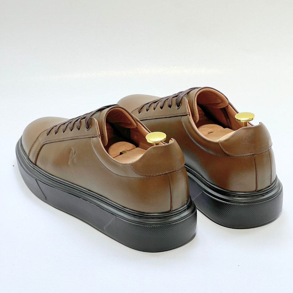 Baletto - SNEAKERS En Cuir Spécialisé tabac-N REF BA640