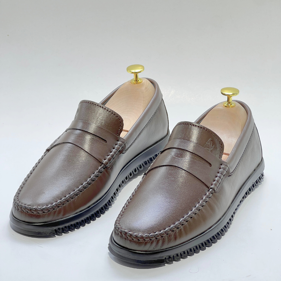 Denver: Mocassin Homme - cuir 100% REF BA106