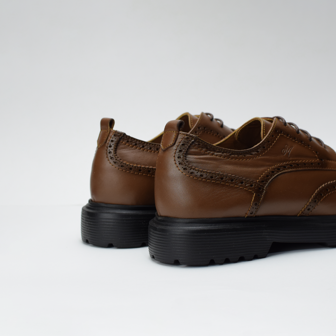 Chaussures Derby pour hommes Médical 100% cuir REF 1001