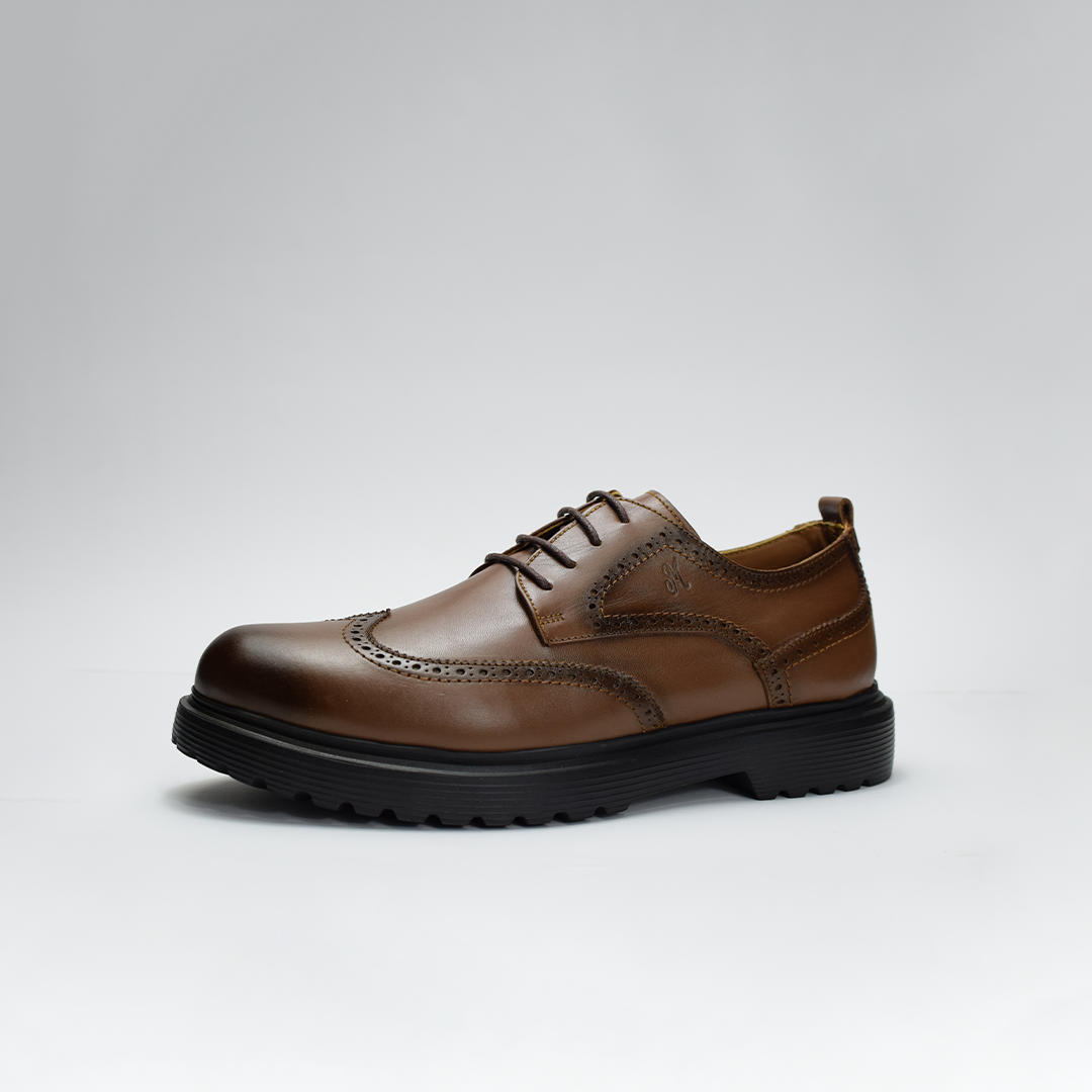 Chaussures Derby pour hommes Médical 100% cuir REF 1001