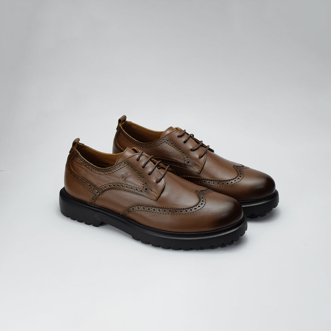 Chaussures Derby pour hommes Médical 100% cuir REF 1001